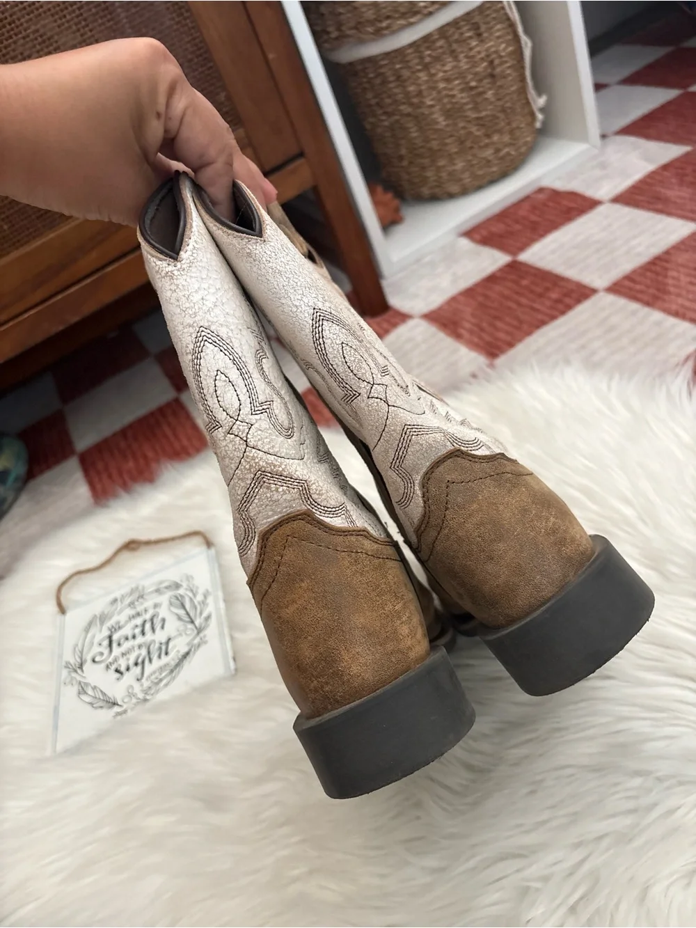 Cody James Boys' Luke Western Boots Sz 5